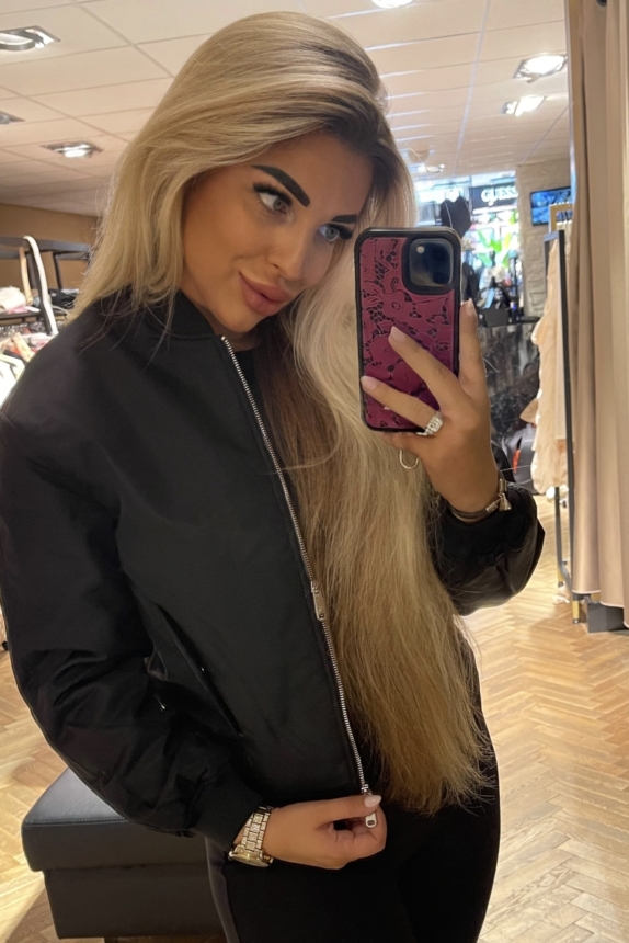 Calvin Klein Bomber eva zwart