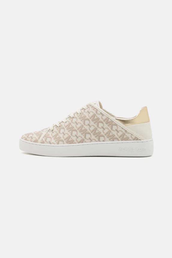 MICHAEL KORS JENNY LACE UP VANILLA MULTI SNEAKERS