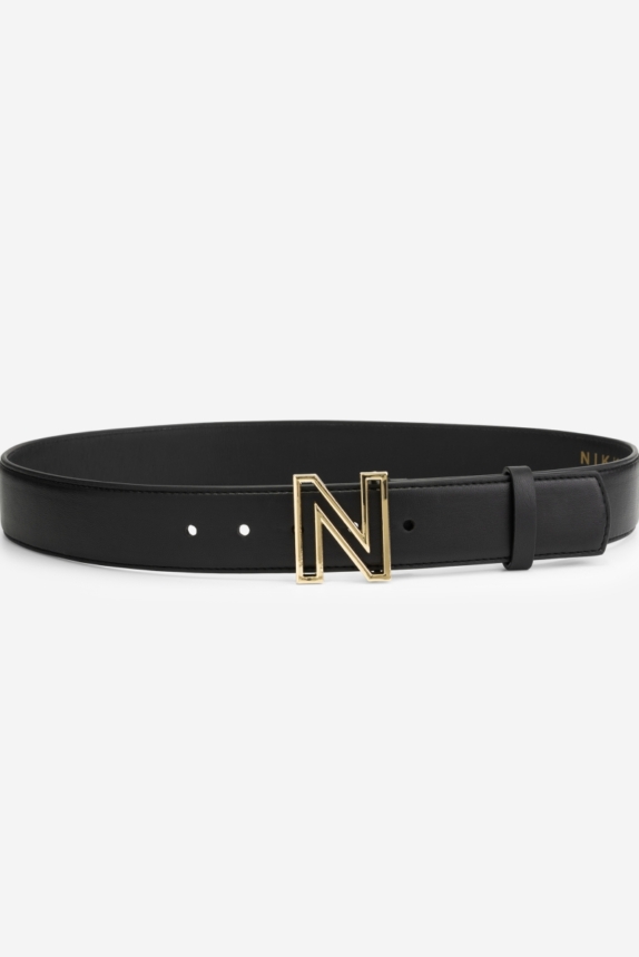 Nikkie N LOGO HIP BELT black LIGHT GOLD