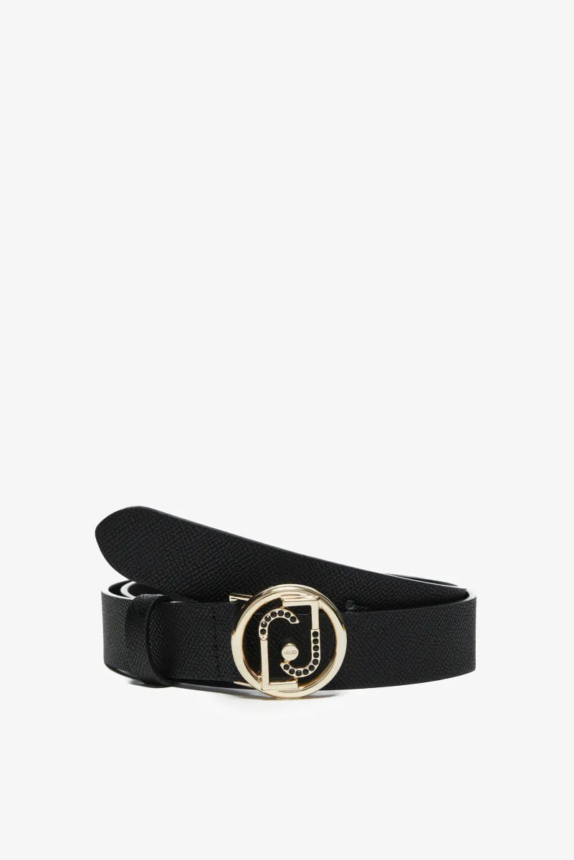 LIU JO WITH LOGO BUCKLE – Riem – black