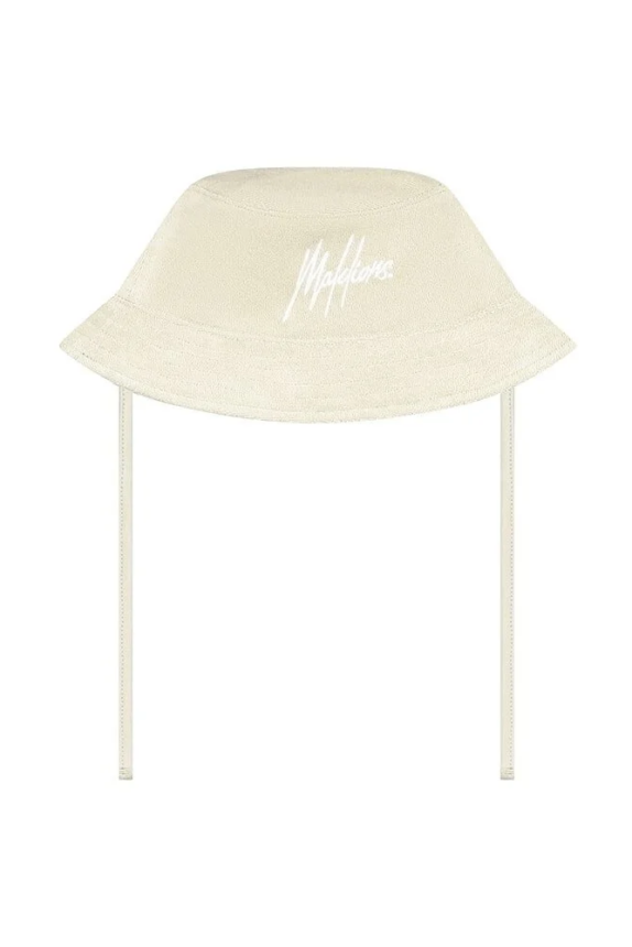 MALELIONS BABY TERRY BUCKET HAT DARK BEIGE