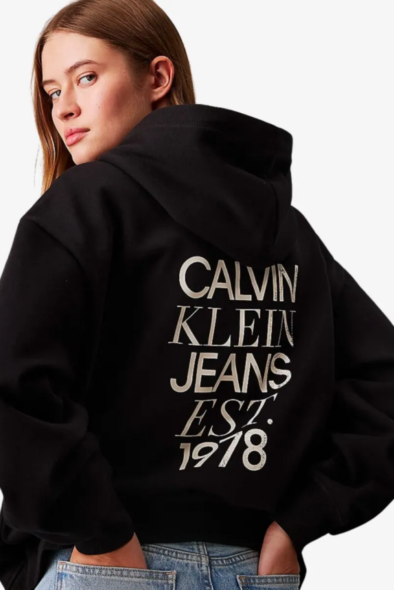 Calvin Klein Mixed Logo Relaxed H, Beh Ck Black