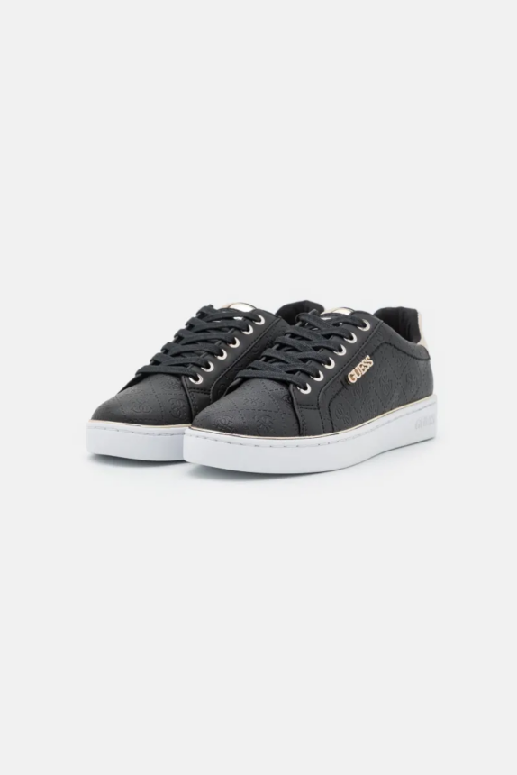 GUESS Sneaker beckie 4g-logo in reliëf black