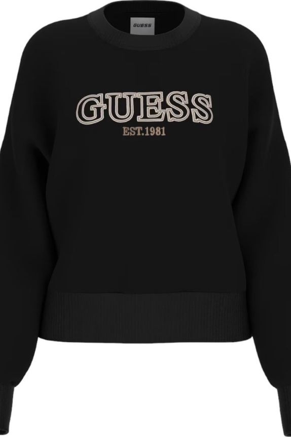 GUESS MIDGE CN SWEATSHIRT BLACK