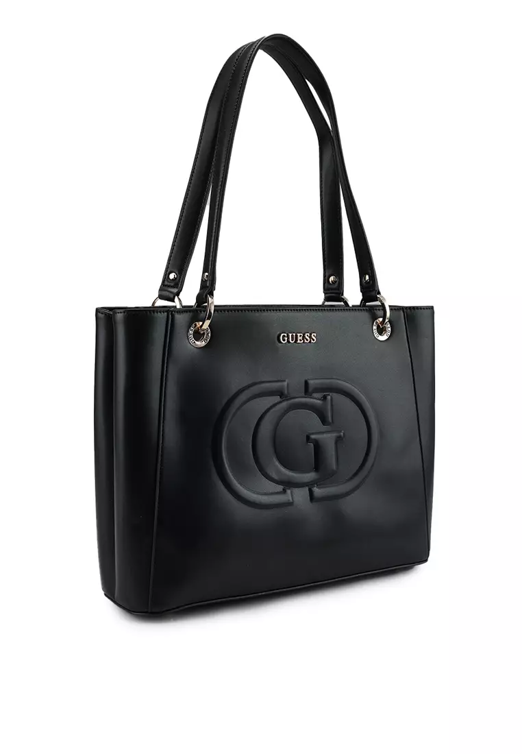 GUESS MIETTA NOEL TOTE BLACK