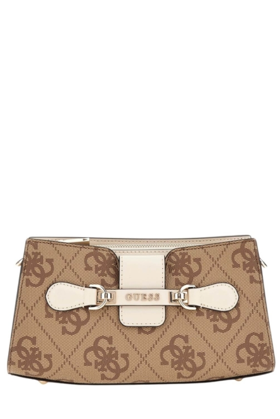 GUESS NOLANA CROSSBODY LATTE LOGO/BONE