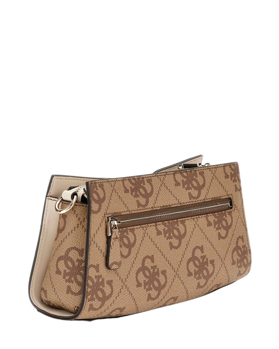 GUESS NOLANA CROSSBODY LATTE LOGO/BONE