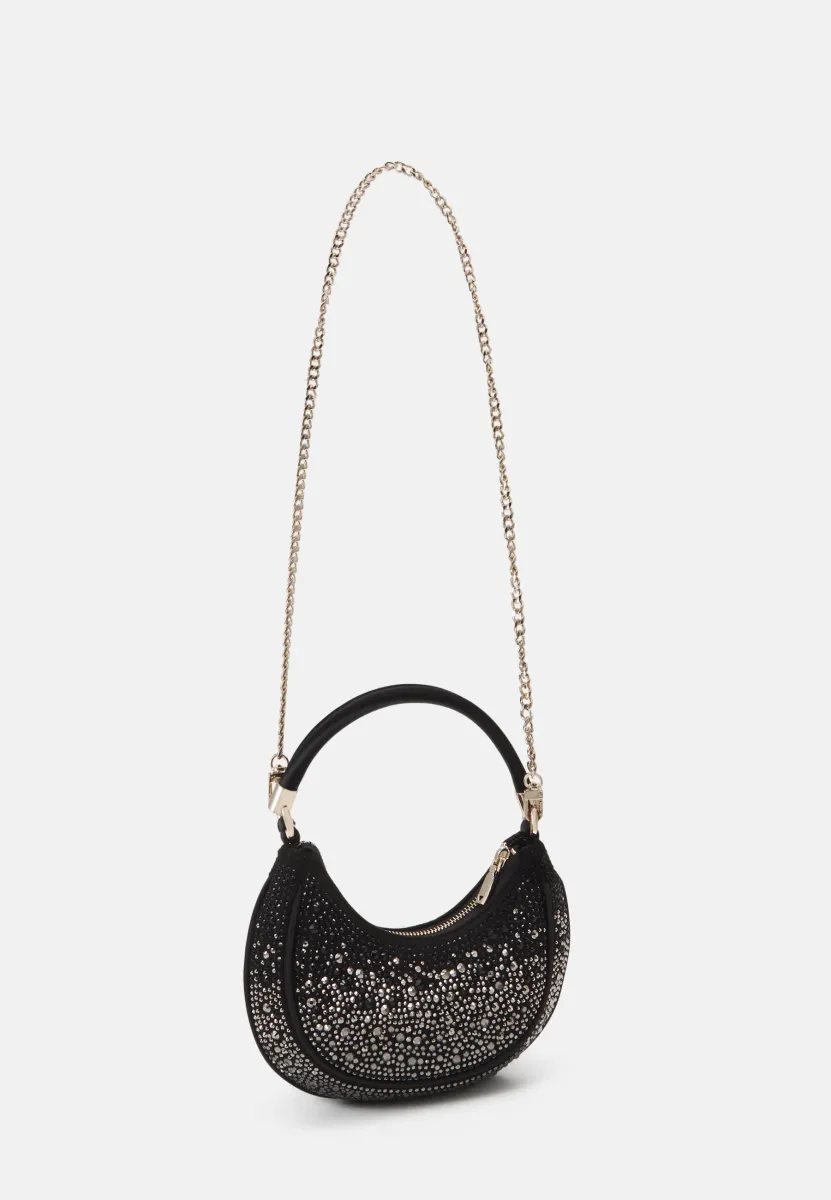 GUESS ZAL INA SMALL HOBO BAG BLACK