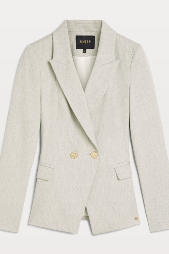 JOSH V ZOYA BLAZER LIGHT GREY MELANGE