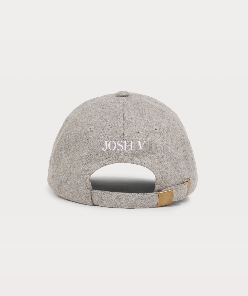 Josh V ICHEL pet met logo – grey melange