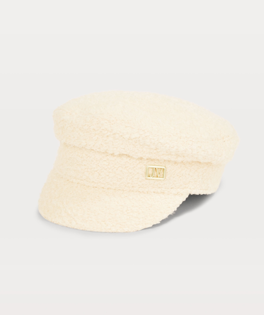 JOSHV TIARA teddy cap – cocoon white