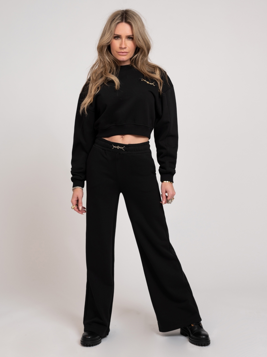 NIKKIE ERVADI SWEAT PANTS – BLACK