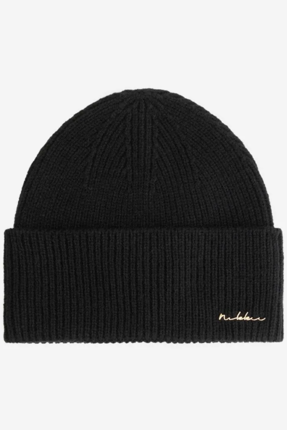 NIKKIE SIGNATURE BEANIE BLACK