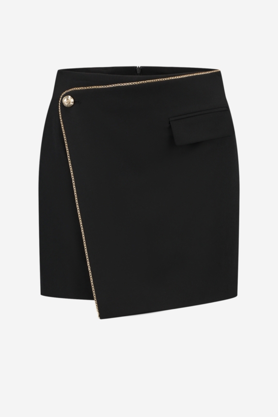 NIKKIE EVORA SKIRT – ZWART