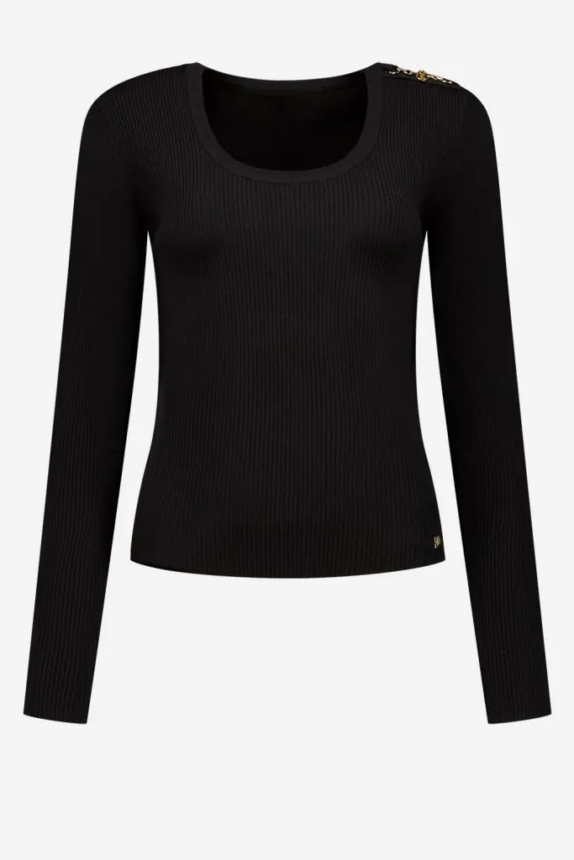 NIKKIE ELDORET TOP BLACK