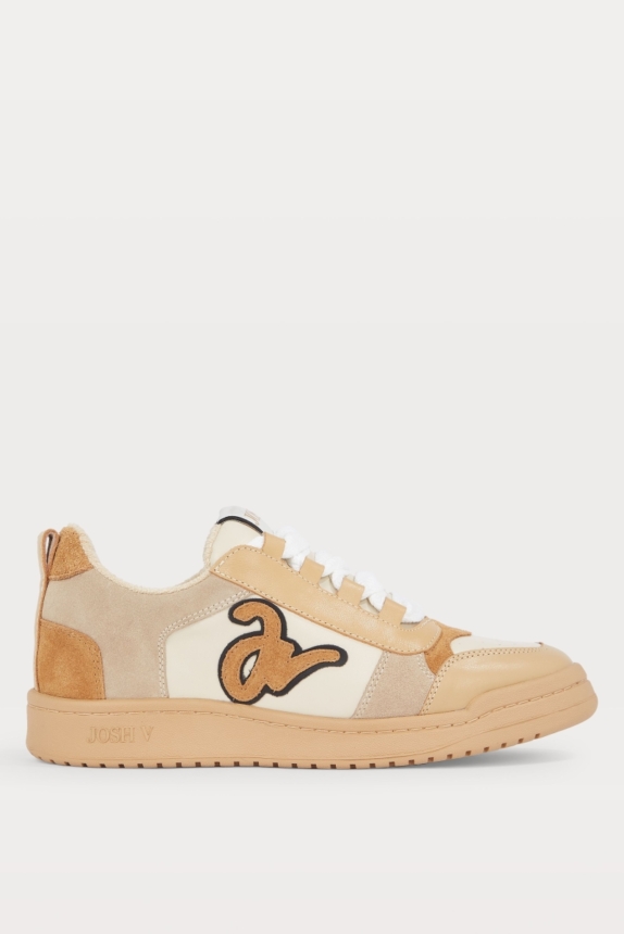 OCEAN sneakers van leer – caramel