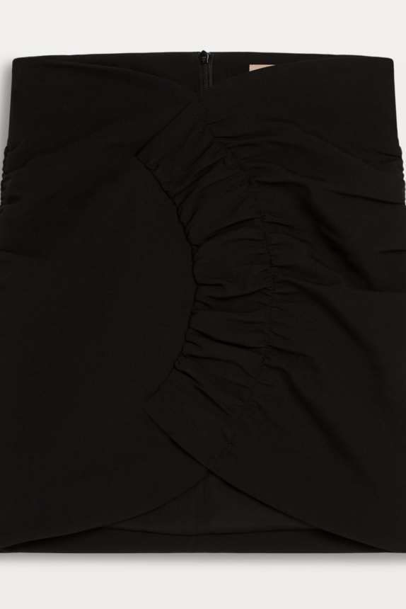 SOPHIE high rise fitted rok – black