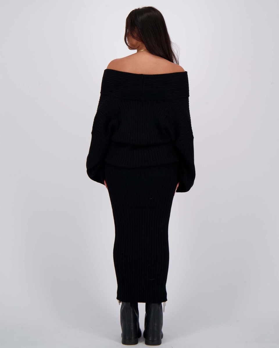 REINDERS KOURTNEY KNIT SWEATER TRUE BLACK