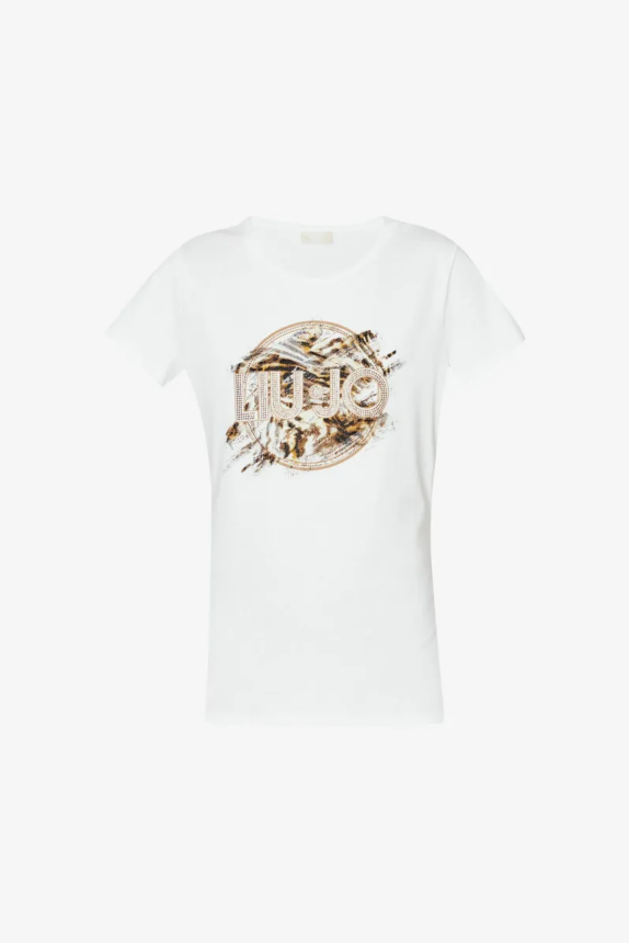 LIU JO WITH ANIMAL-PRINT – T-shirt print