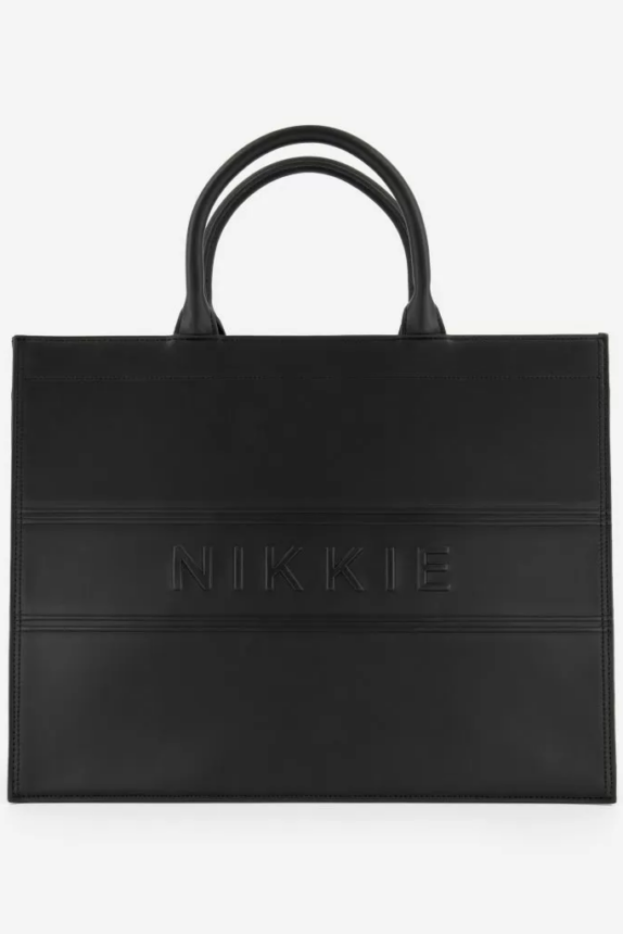 nikkie Mayda logo shopper black